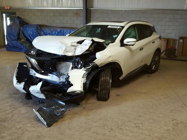 5N1AZ2MH9GN102895 - 2016 NISSAN MURANO S WHITE photo 2