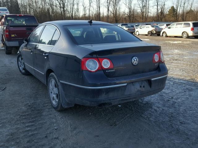 WVWJM7AN8AE071382 - 2010 VOLKSWAGEN PASSAT KOM BLACK photo 3