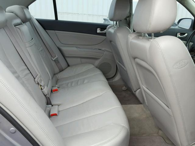 5NPEU46F37H159847 - 2007 HYUNDAI SONATA SE SILVER photo 6