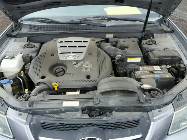 5NPEU46F37H159847 - 2007 HYUNDAI SONATA SE SILVER photo 7