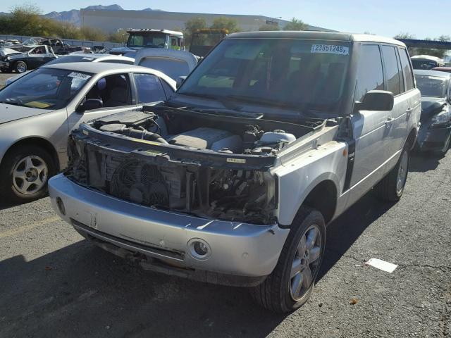 SALME11464A145854 - 2004 LAND ROVER RANGE ROVE SILVER photo 2