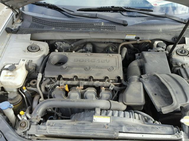 5NPET46C09H558677 - 2009 HYUNDAI SONATA GLS SILVER photo 7