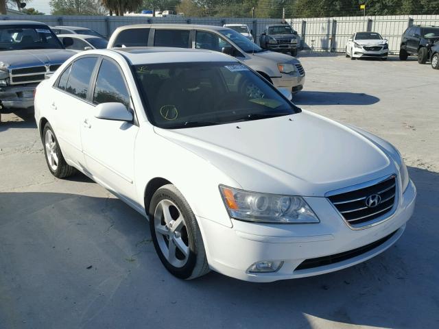 5NPEU46F49H472991 - 2009 HYUNDAI SONATA SE WHITE photo 1