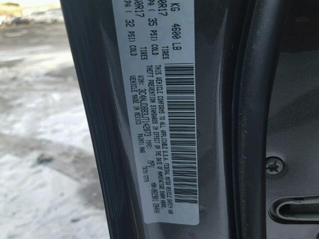 3C4NJDBB3JT142873 - 2018 JEEP COMPASS LA GRAY photo 10