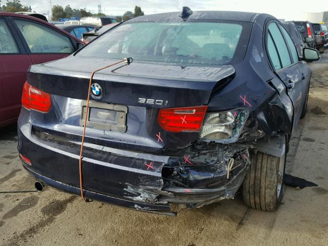 WBA3B1C52EP678829 - 2014 BMW 320 I BLUE photo 4