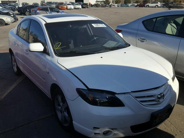 JM1BK124X61427472 - 2006 MAZDA 3 S WHITE photo 1