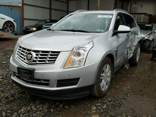 3GYFNGE36DS640407 - 2013 CADILLAC SRX LUXURY SILVER photo 2