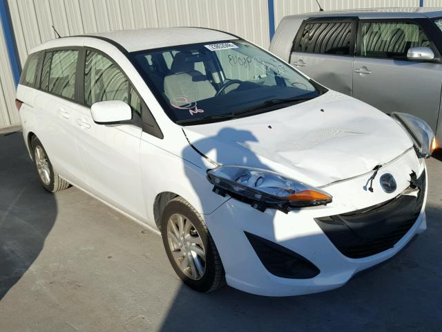 JM1CW2BLXC0107883 - 2012 MAZDA 5 WHITE photo 1