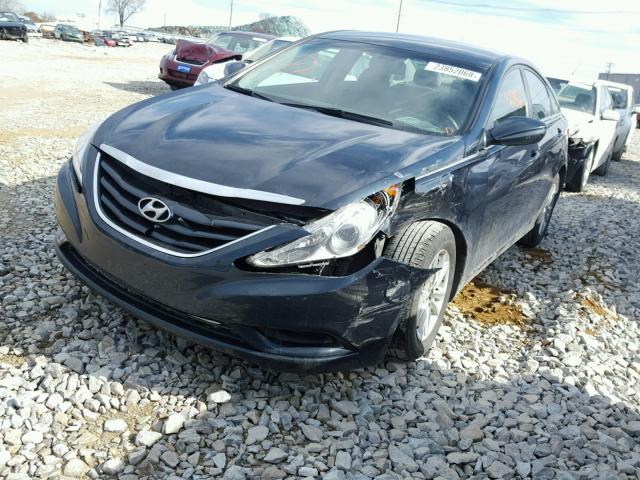 5NPEB4AC5BH243809 - 2011 HYUNDAI SONATA GLS BLUE photo 2