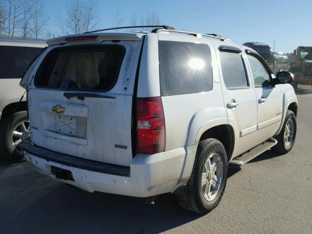 1GNFK13008R120417 - 2008 CHEVROLET TAHOE K150 WHITE photo 4