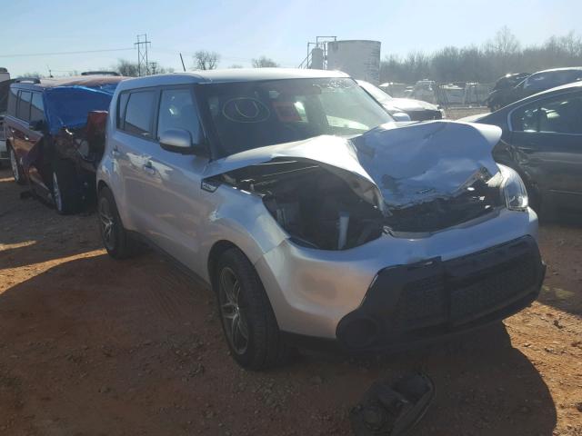 KNDJP3A58F7763945 - 2015 KIA SOUL + SILVER photo 1