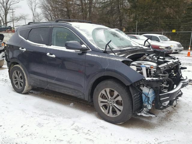 5XYZU3LB0DG108239 - 2013 HYUNDAI SANTA FE S BLUE photo 1