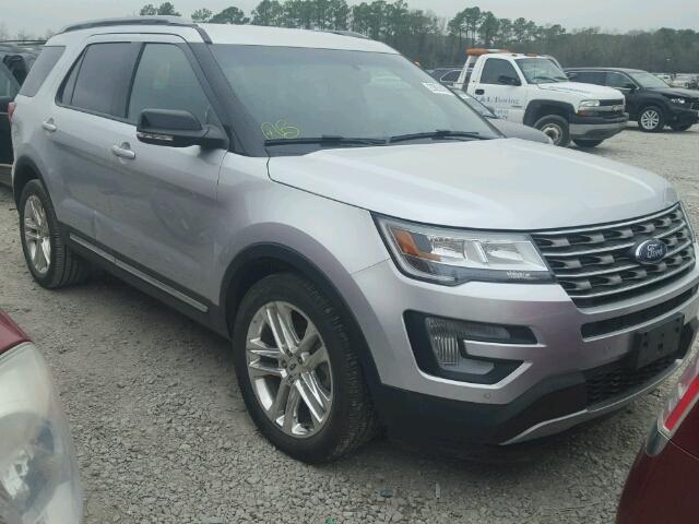 1FM5K7D85HGA22132 - 2017 FORD EXPLORER X SILVER photo 1