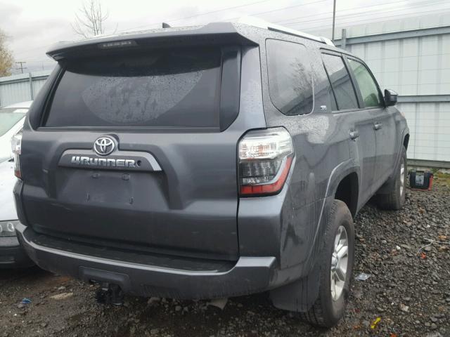 JTEBU5JRXH5422214 - 2017 TOYOTA 4RUNNER SR GRAY photo 4