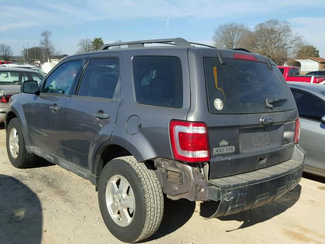 1FMCU0C71BKA27253 - 2011 FORD ESCAPE XLS GRAY photo 3