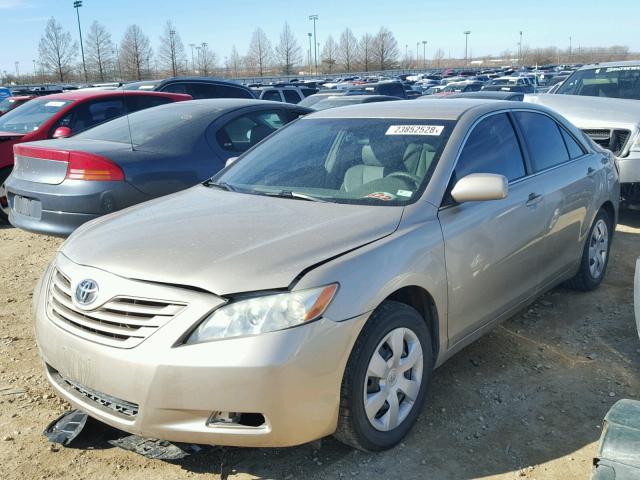 4T1BE46K67U075729 - 2007 TOYOTA CAMRY NEW GOLD photo 2