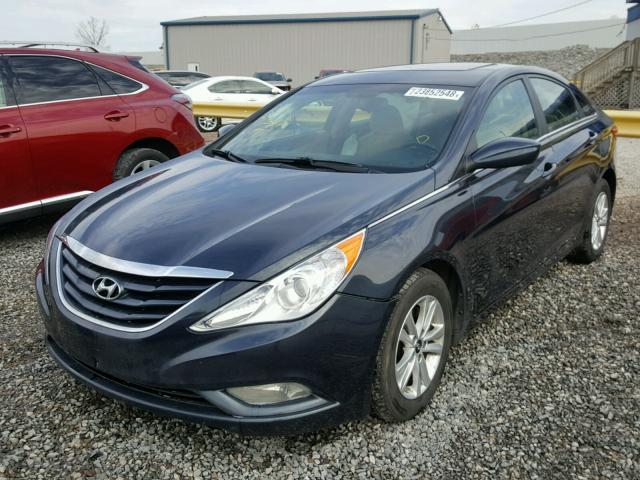 5NPEB4AC1DH740486 - 2013 HYUNDAI SONATA GLS BLACK photo 2