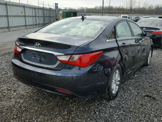 5NPEB4AC1DH740486 - 2013 HYUNDAI SONATA GLS BLACK photo 4