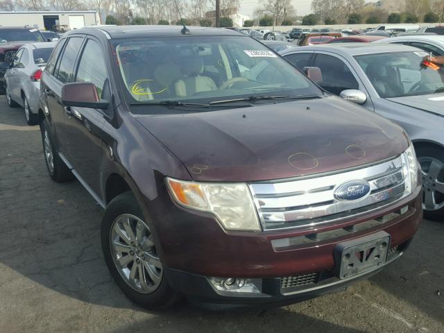 2FMDK38C99BA70132 - 2009 FORD EDGE SEL BURGUNDY photo 1