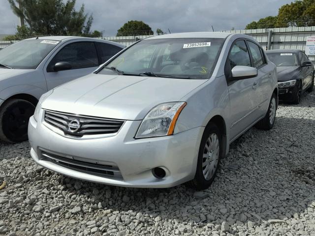 3N1AB6AP6AL692821 - 2010 NISSAN SENTRA 2.0 SILVER photo 2