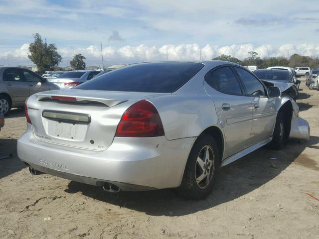 2G2WP522141142454 - 2004 PONTIAC GRAND PRIX SILVER photo 4