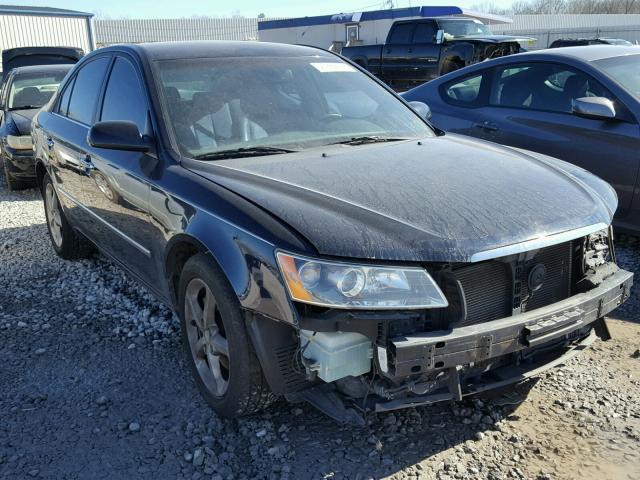 5NPEU46F08H365631 - 2008 HYUNDAI SONATA SE BLUE photo 1