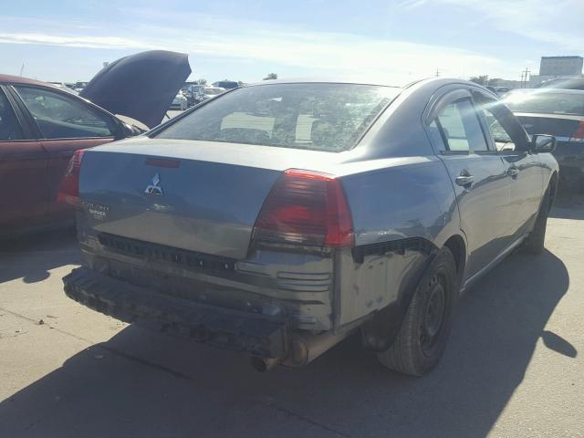 4A3AB36F47E035422 - 2007 MITSUBISHI GALANT ES BLUE photo 4