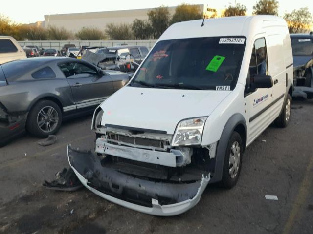 NM0LS7BN6DT126499 - 2013 FORD TRANSIT CO WHITE photo 2