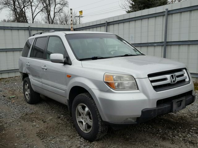 5FNYF18567B028324 - 2007 HONDA PILOT EXL SILVER photo 1