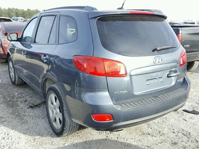 5NMSH13E98H150957 - 2008 HYUNDAI SANTA FE S BLUE photo 3