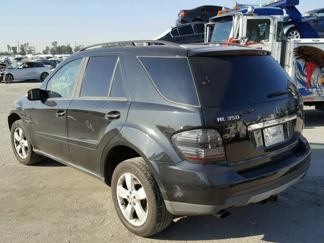 4JGBB86E36A001310 - 2006 MERCEDES-BENZ ML 350 BLACK photo 3