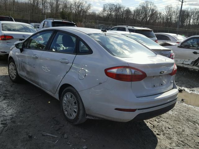 3FADP4AJ6EM113909 - 2014 FORD FIESTA S WHITE photo 3