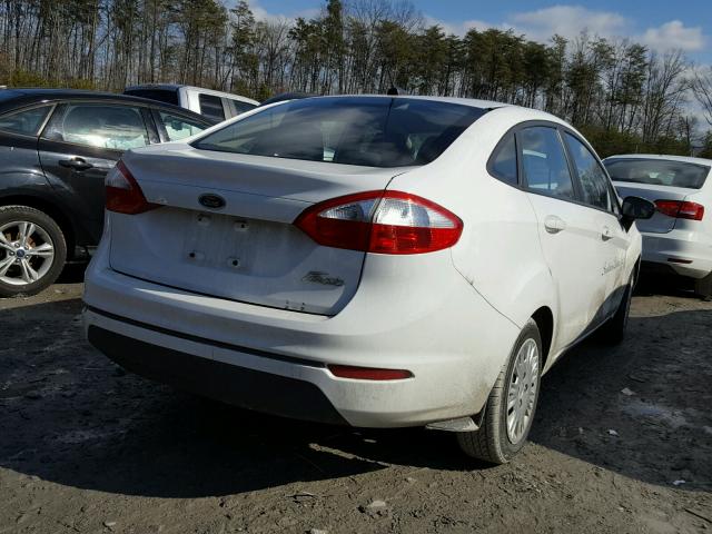 3FADP4AJ6EM113909 - 2014 FORD FIESTA S WHITE photo 4