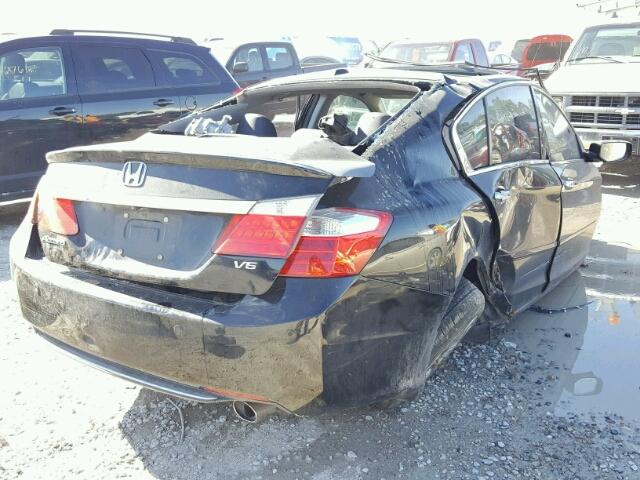 1HGCR3F84EA032826 - 2014 HONDA ACCORD EXL BLACK photo 4