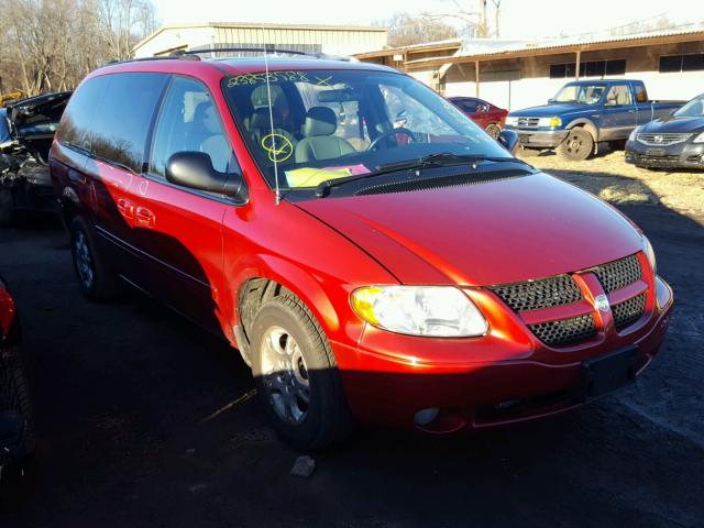 2D4GT44L44R578764 - 2004 DODGE GRAND CARA RED photo 1