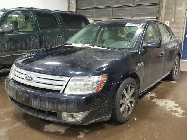 1FAHP24W18G167467 - 2008 FORD TAURUS SEL BLUE photo 2