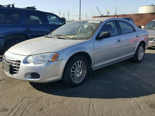 1C3EL46X65N650362 - 2005 CHRYSLER SEBRING SILVER photo 2