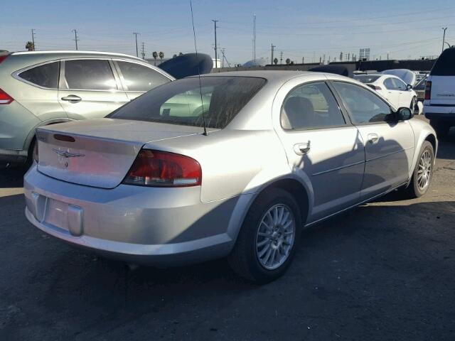 1C3EL46X65N650362 - 2005 CHRYSLER SEBRING SILVER photo 4