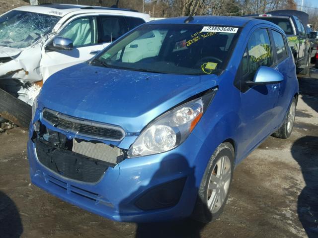 KL8CD6S95DC618220 - 2013 CHEVROLET SPARK 1LT BLUE photo 2