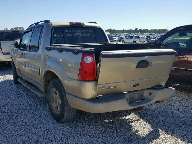 1FMZU67EX3UB28657 - 2003 FORD EXPLORER S GOLD photo 3