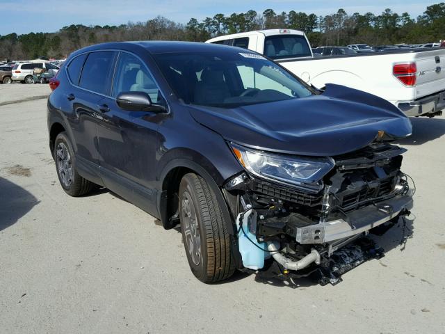 7FARW1H51HE047874 - 2017 HONDA CR-V EX BLUE photo 1