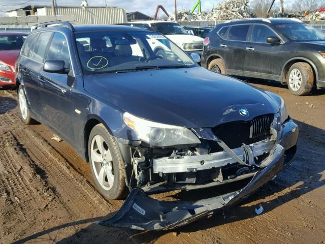 WBANN73586CN03304 - 2006 BMW 530 XIT BLUE photo 1