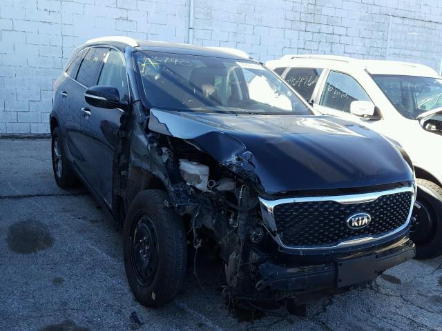 5XYPGDA59HG211618 - 2017 KIA SORENTO LX BLACK photo 1