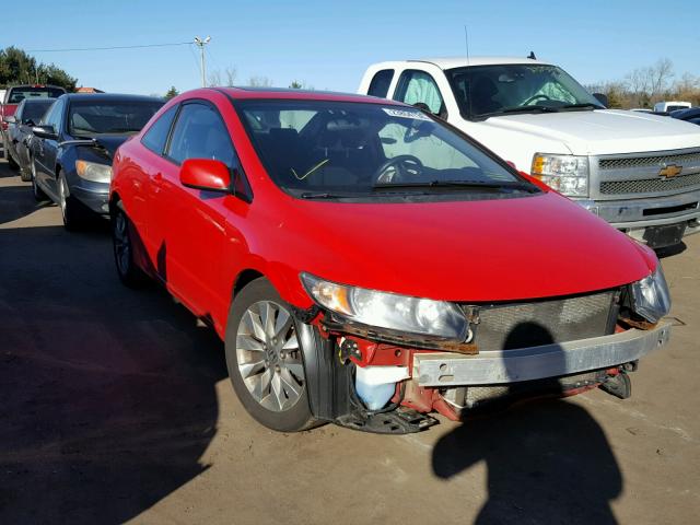 2HGFG1B84AH524314 - 2010 HONDA CIVIC EX RED photo 1