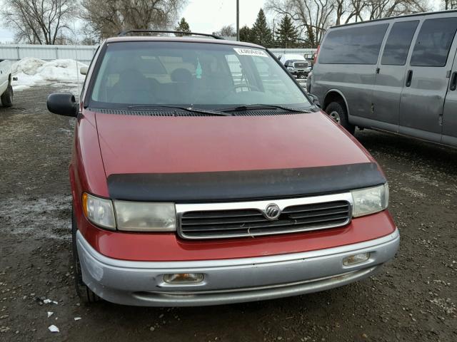 4M2DV11W7TDJ60959 - 1996 MERCURY VILLAGER RED photo 9