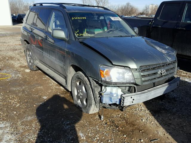 JTEEP21A870223879 - 2007 TOYOTA HIGHLANDER GRAY photo 1