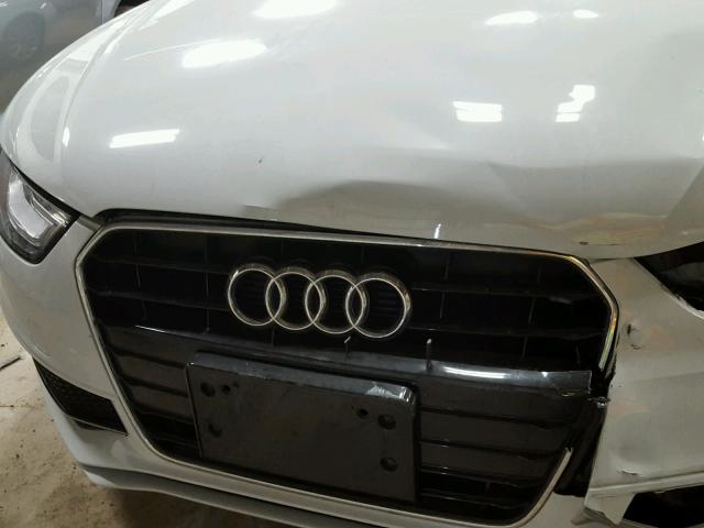 WAUAFAFLXFN031369 - 2015 AUDI A4 PREMIUM WHITE photo 7