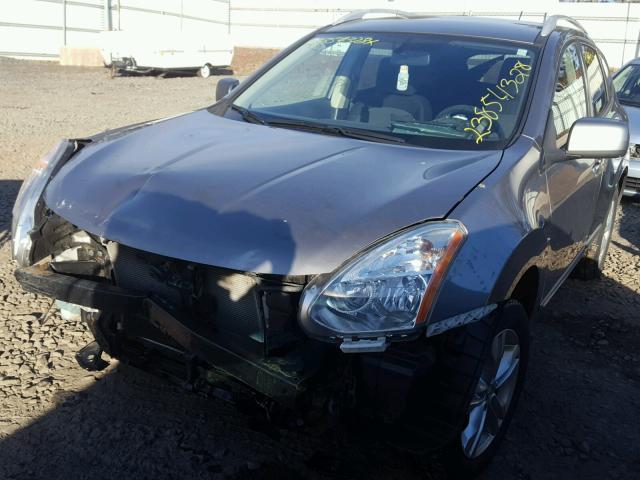 JN8AS5MV3DW645248 - 2013 NISSAN ROGUE S GRAY photo 2