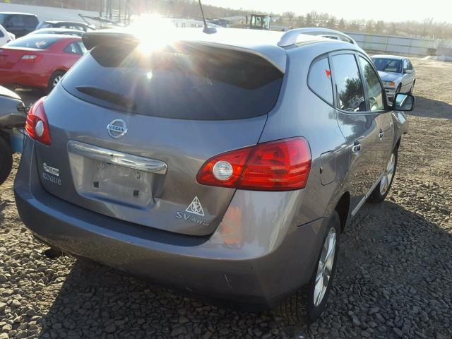 JN8AS5MV3DW645248 - 2013 NISSAN ROGUE S GRAY photo 4