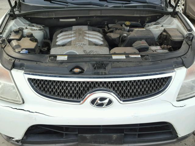 KM8NU13C47U013287 - 2007 HYUNDAI VERACRUZ G WHITE photo 7